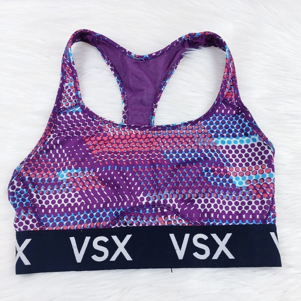 Victoria's Secret Unlined Polka Dot Sports Bra